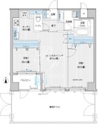 アンソレイエ飯田橋 102 間取り図