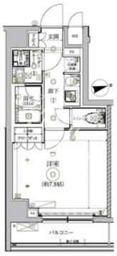 リルシア北新宿 213 間取り図