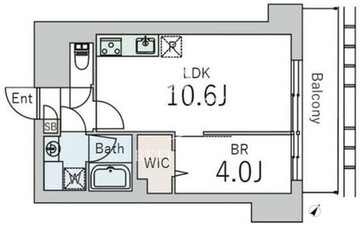 グランデュオ下北沢12 703 間取り図