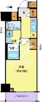 クレイシア秋葉原ラグゼスウィート 1003 間取り図