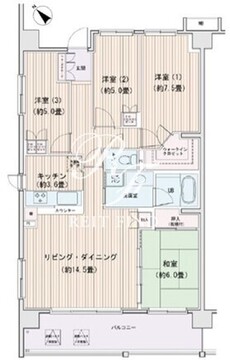 エスティメゾン豊洲レジデンス D-740 間取り図