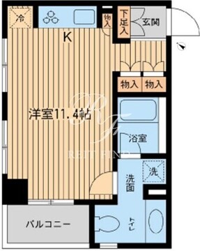 レジデンス三宿 108 間取り図