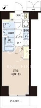 アレージュマン王子 202 間取り図