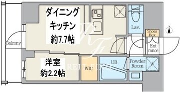 クレストコート東日暮里 202 間取り図