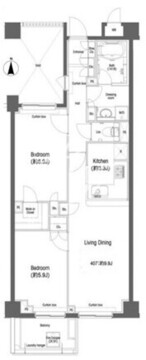 戸越銀座プレイス 407 間取り図