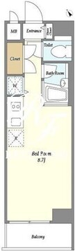 プレミアステージ大崎 208 間取り図