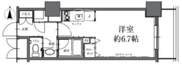 HF駒沢公園レジデンスタワー 208 間取り図