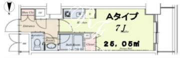 HF駒沢公園レジデンスタワー 1902 間取り図