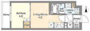ベルファース三軒茶屋 201 間取り図