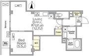 オルムコート錦糸町 603 間取り図