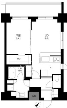 プライマル勝どき 1011 間取り図