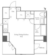 フルハウス代々木 601 間取り図