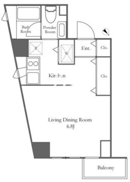 代々木の杜 503 間取り図