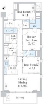 パークアクシス千川 305 間取り図