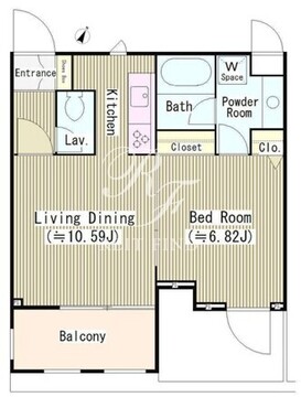 西馬込テラスコート 206 間取り図