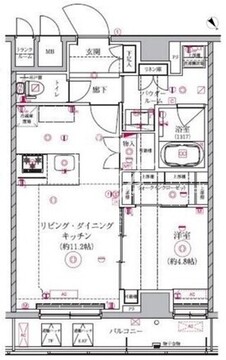 アルテシモエジス 802 間取り図