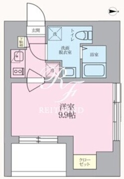 V-music中野 301 間取り図