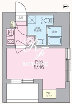 V-music中野 501 間取り図