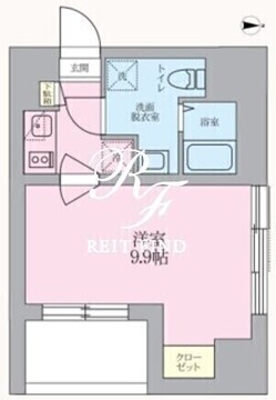 V-music中野 601 間取り図