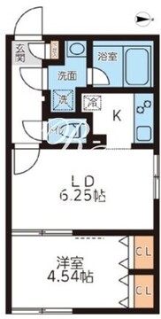 パセオ新宿 205 間取り図