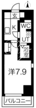 プレール・ドゥーク亀戸6丁目 1301 間取り図