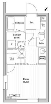 コンポジット渋谷本町 201 間取り図