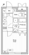 コンポジット渋谷本町 306 間取り図