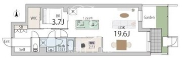 グランデュオ奥沢 103 間取り図