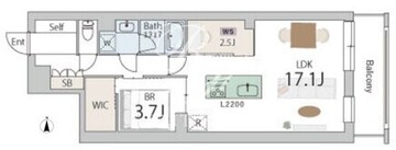 グランデュオ奥沢 202 間取り図