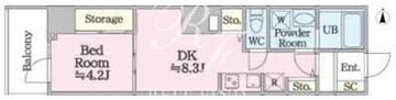 矢野第7ビル 201 間取り図