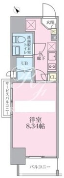 V-music蒲田 501 間取り図