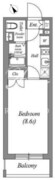 V-music蒲田 702 間取り図