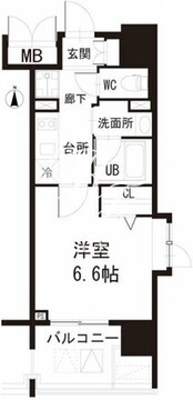 プライムアーバン錦糸公園 504 間取り図