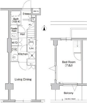 プライムアーバン学芸大学パークフロント 504 間取り図