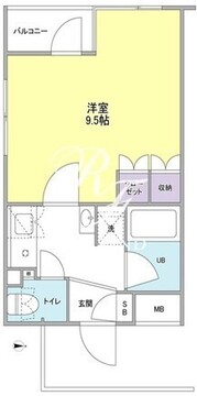 ディアレンス西麻布 204 間取り図