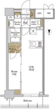 ＲＪＲプレシア大森北 217 間取り図