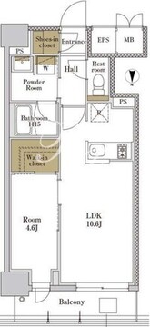 ＲＪＲプレシア大森北 215 間取り図