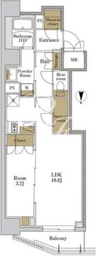 ＲＪＲプレシア大森北 213 間取り図