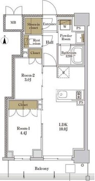 ＲＪＲプレシア大森北 211 間取り図