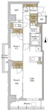 ＲＪＲプレシア大森北 204 間取り図