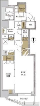 ＲＪＲプレシア大森北 413 間取り図