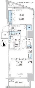 パークアクシス東上野 1101 間取り図