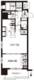 レジディア御茶ノ水 402 間取り図