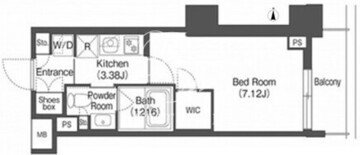 コンフォリア西荻窪 705 間取り図