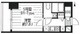 ドゥーエ西大島3 1105 間取り図