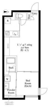 グランパセオ目黒大塚山 303 間取り図