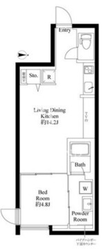 グランパセオ目黒大塚山 204 間取り図