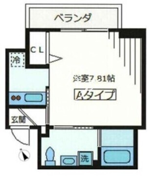 クラスノア戸越 301 間取り図