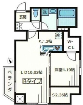 クラスノア戸越 602 間取り図