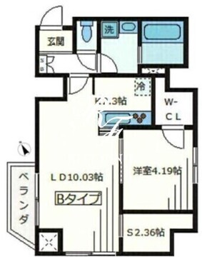 クラスノア戸越 702 間取り図